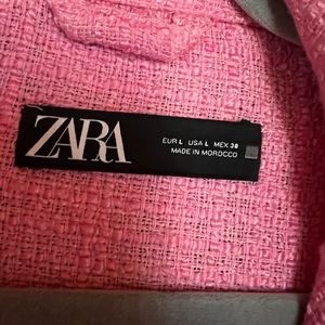 Zara pink shirt/ light jacket